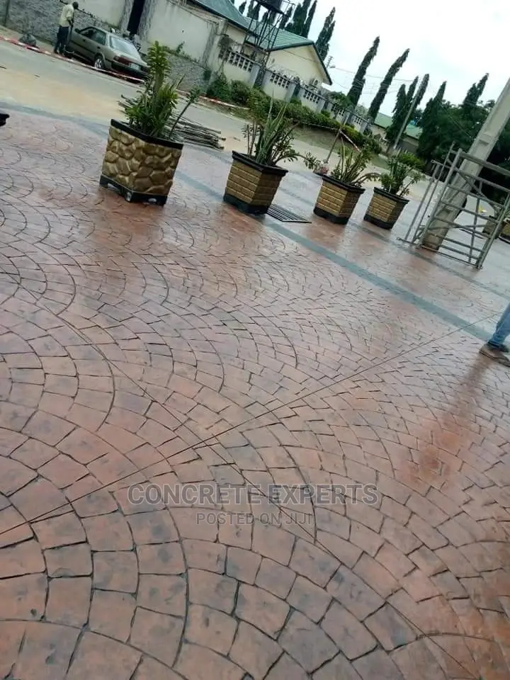 Dope Stamped Concrete Floor