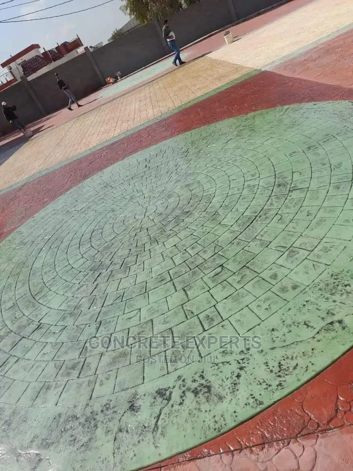 Ukrainian Stamped Concrete Floor