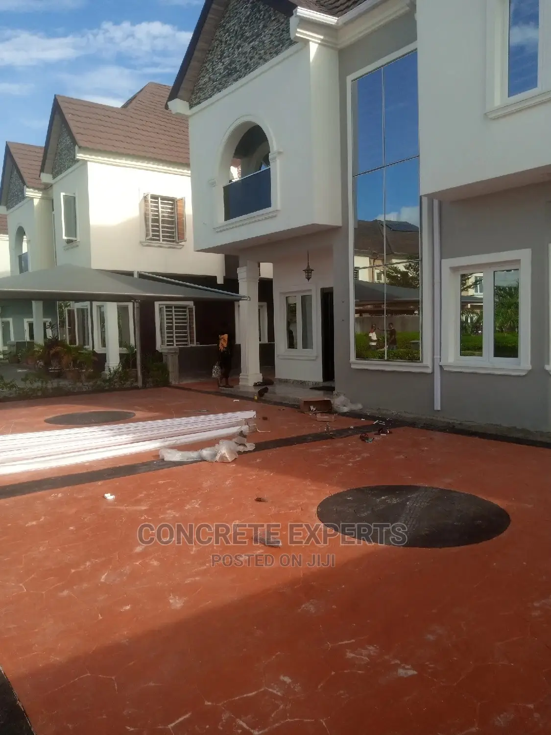 Lekki Ajah Stamped Concrete