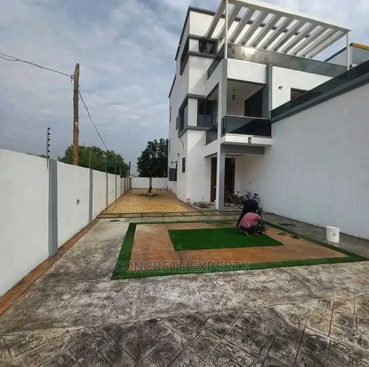 Sharp Concrete Stamped Floors Installation