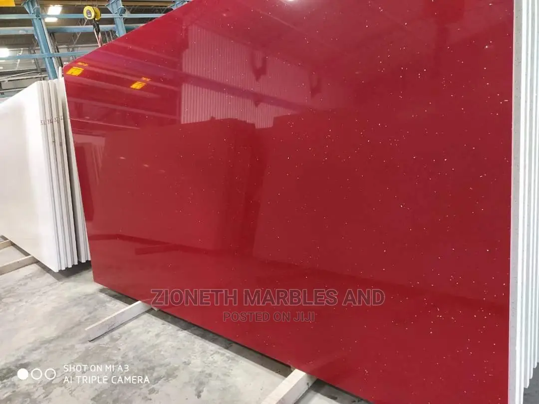 Italian Red Quartz Marble Slab