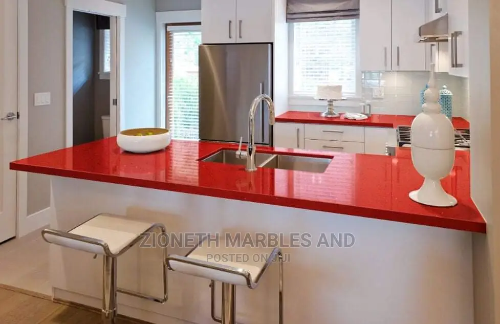 Italian Red Quartz Marble Slab