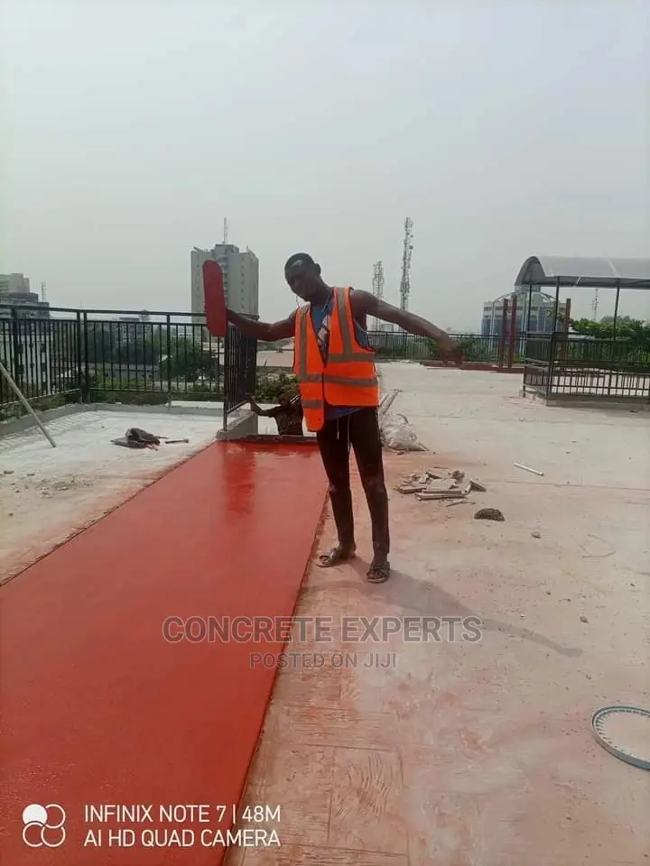 Outdoor Concrete Stamped Floor