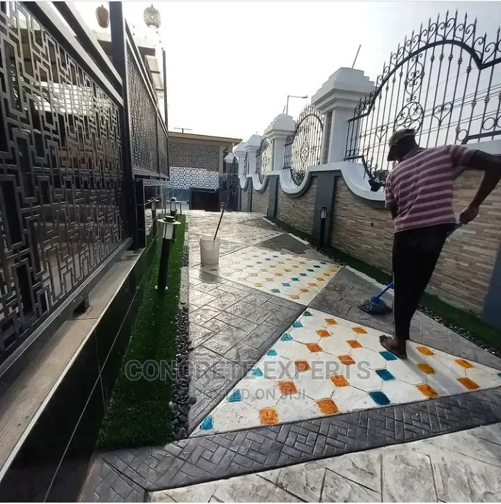 Lekki Ikoyi Stamped Concrete