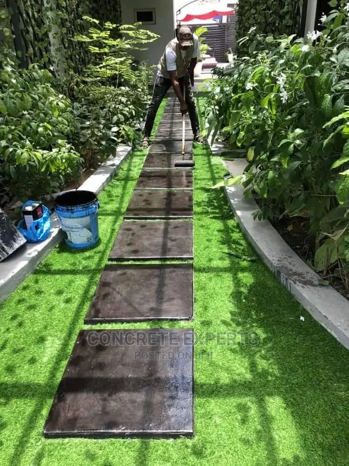 Smooth Concrete Stamped Floor