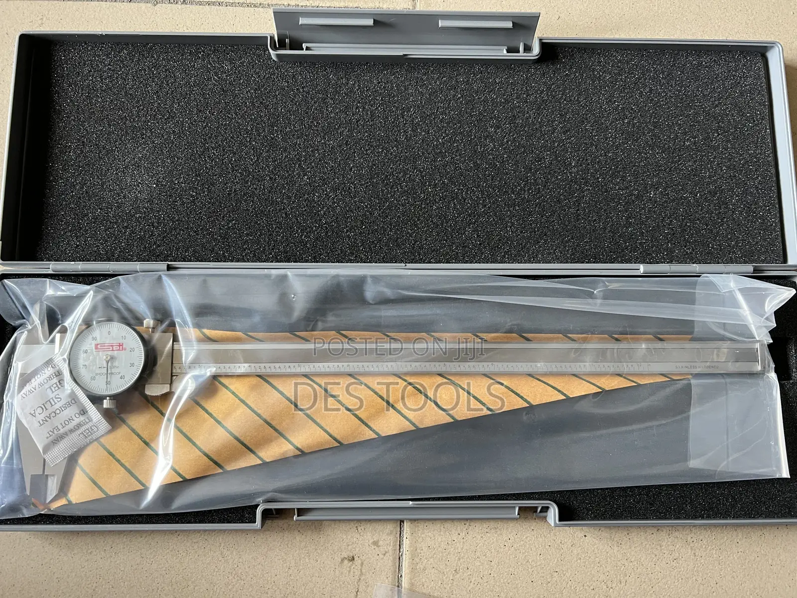 SPI Dial Caliper 0-12" White Dial Face