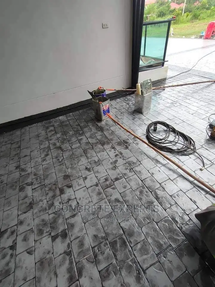 Ajah Stamped Concrete Floor