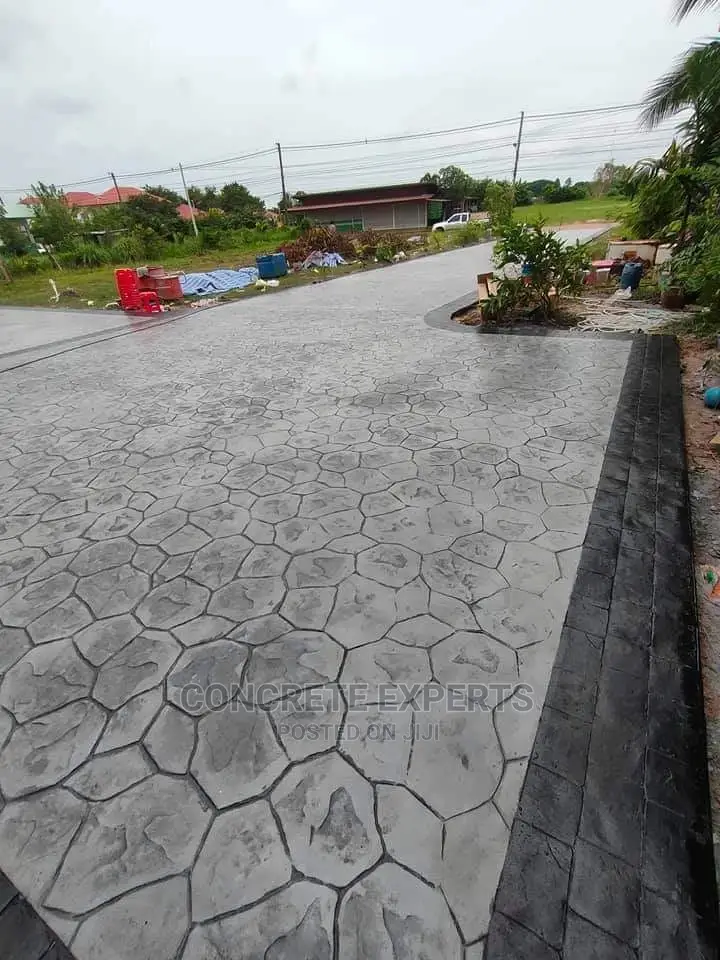 Ajah Stamped Concrete Floor