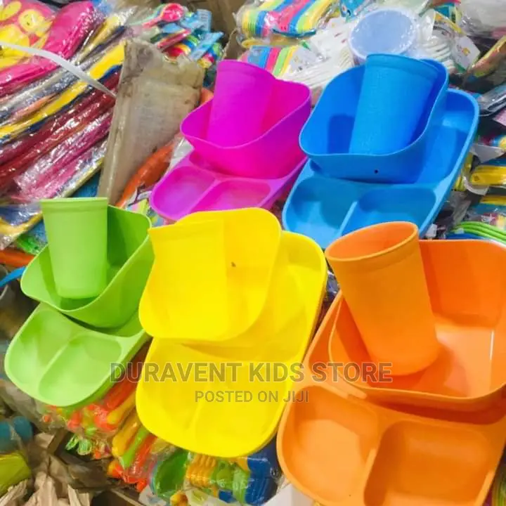 Partition Plate+Bowl+Cup Set