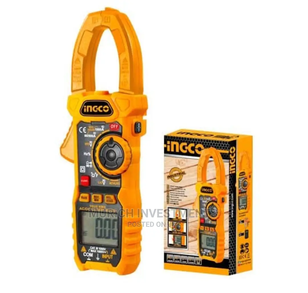 Ingco Digital AC Clamp Meter 1000A Dcm10004