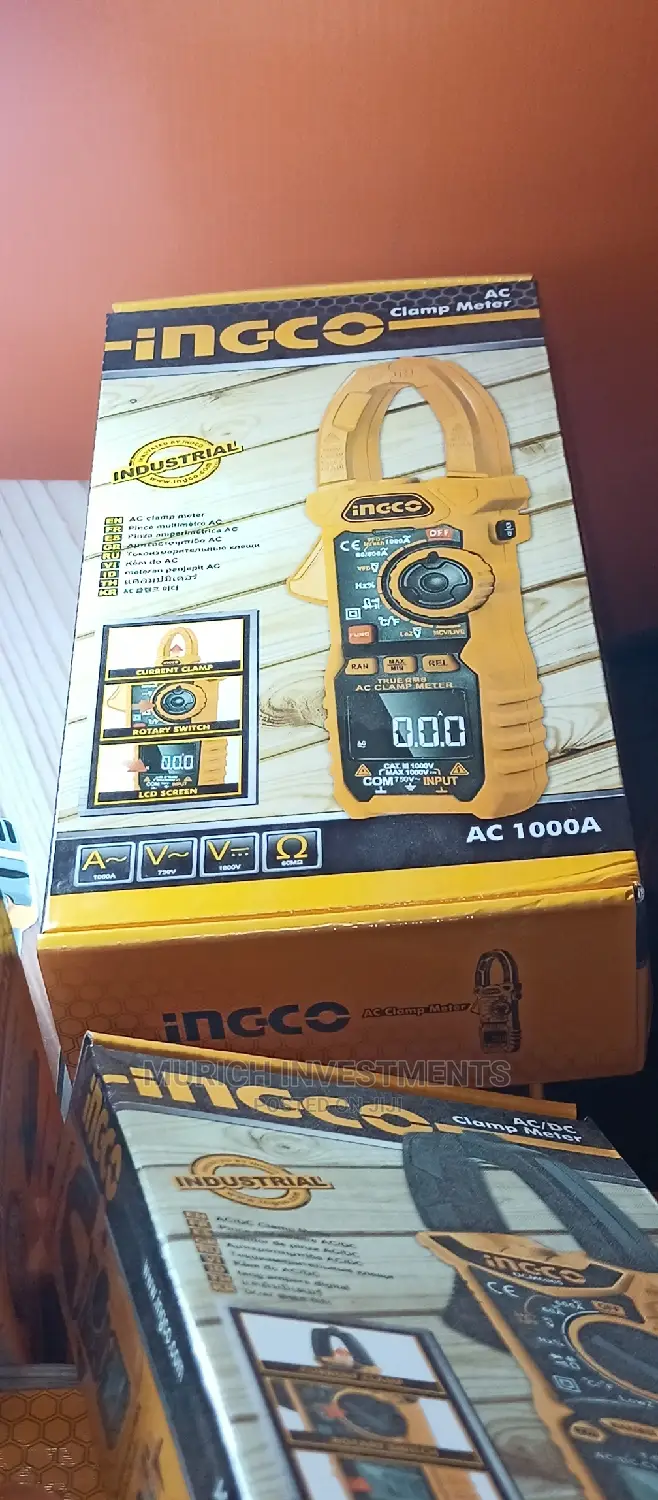 Ingco Digital AC Clamp Meter 1000A Dcm10004