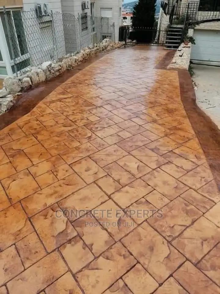 Italian Concrete Stamped Floors