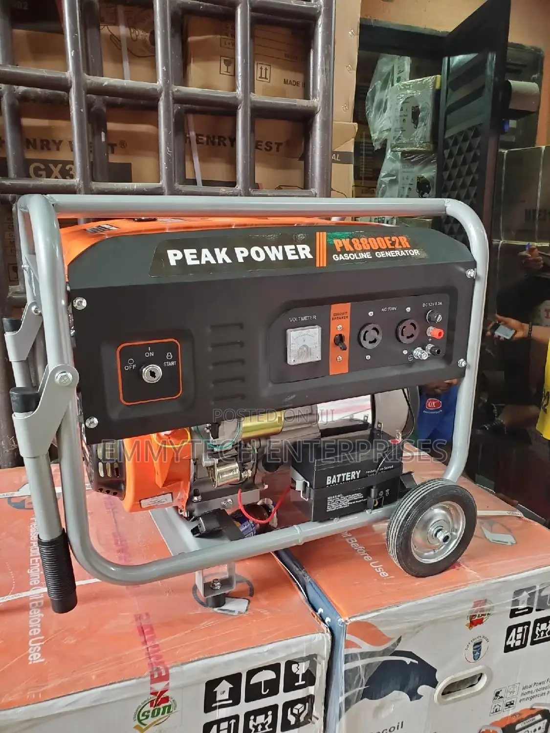 Peak Power Generator 4.5kva Key Start Remote Control