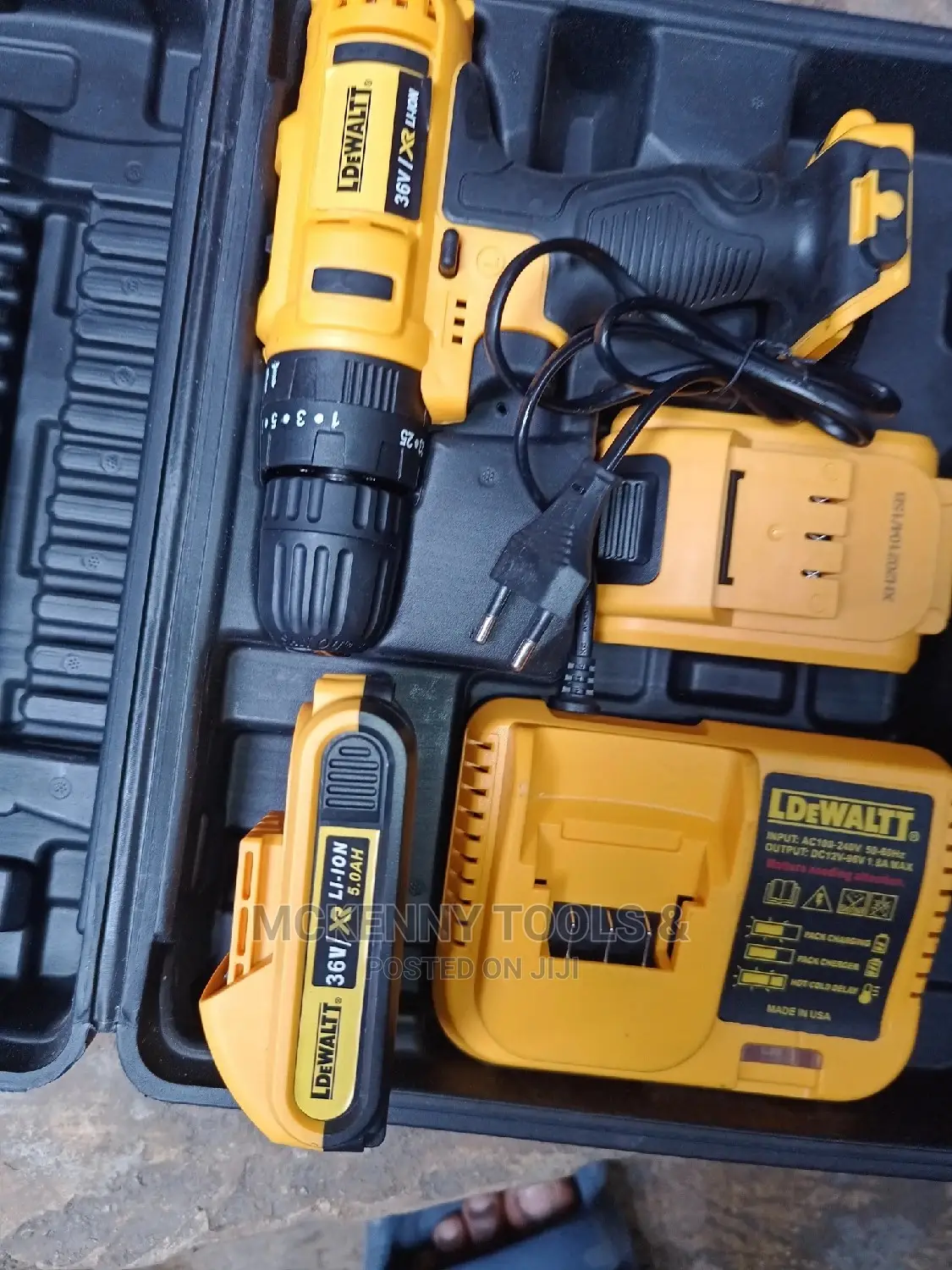 Dewalt Cordless Battery Drill Driver Machine- 36v
