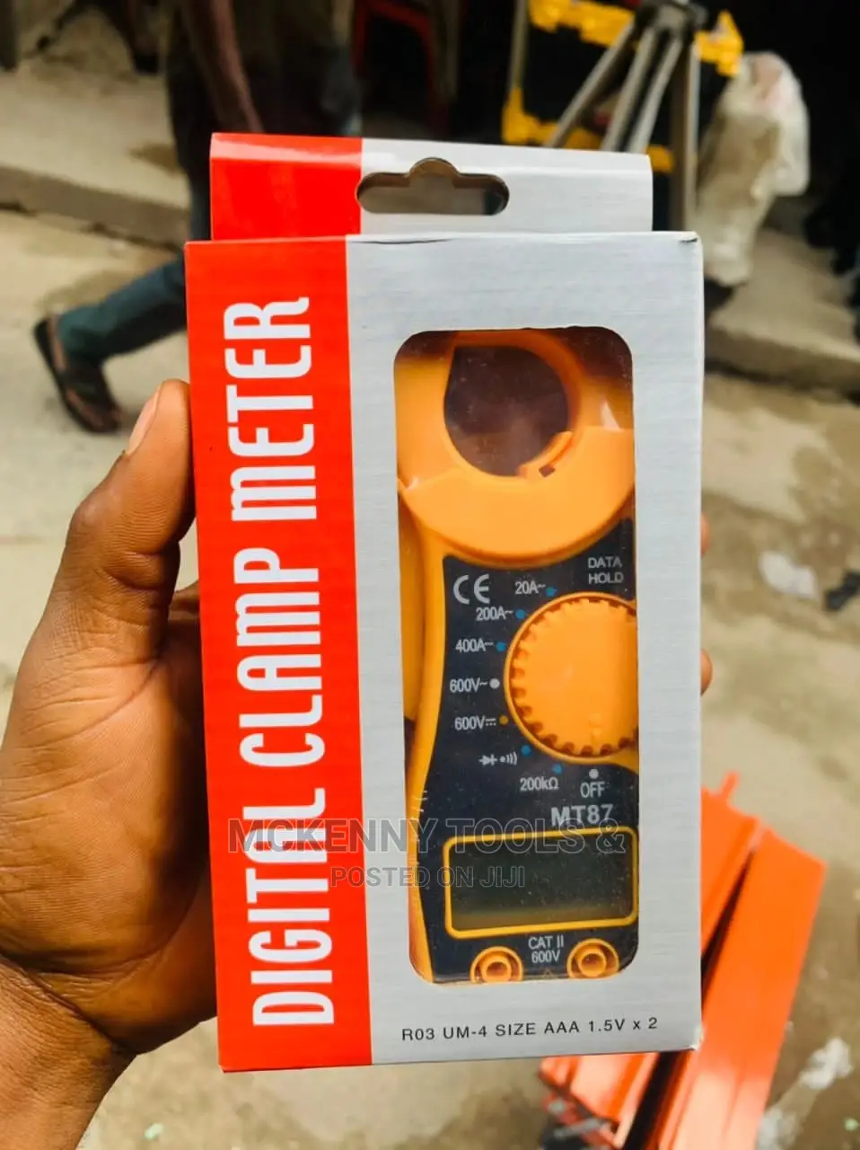 FDL LCD Auto Digital Clamp Meter M87 Electronic Tester Ac Dc