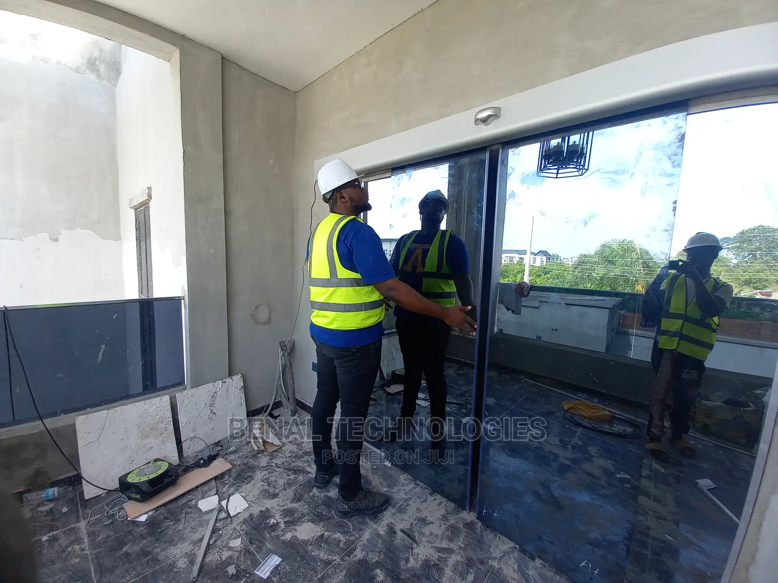 Durable Entrance Automatic Sliding Door Eko Atlantic