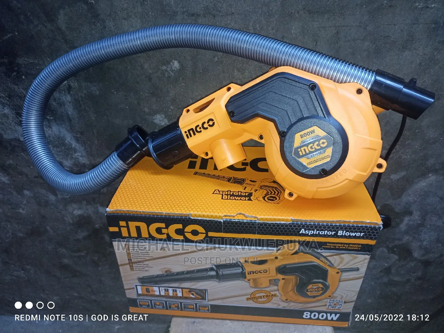 800w Ingco Aspirator Blower