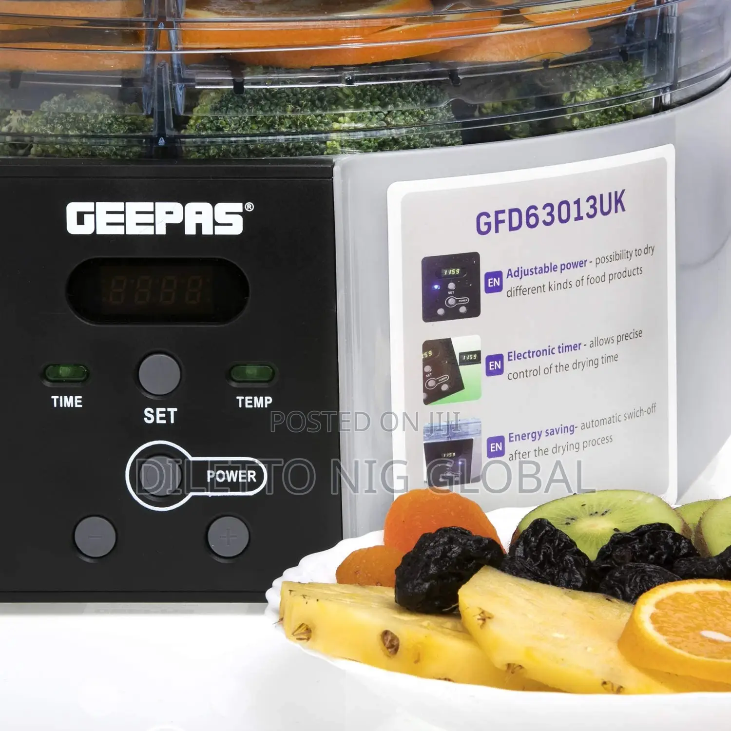 Geepas 5 Tier Digital Food Dehydrator