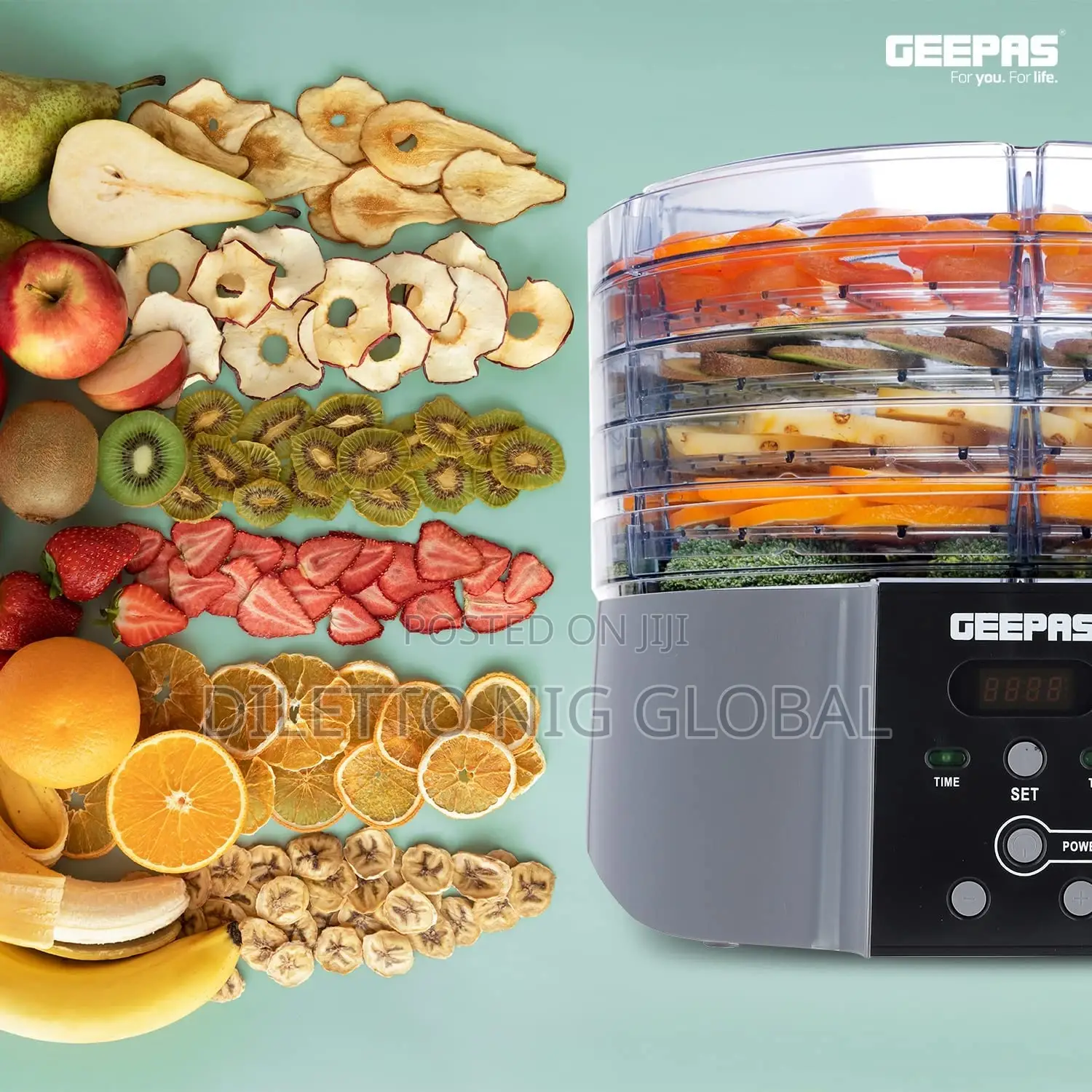 Geepas 5 Tier Digital Food Dehydrator