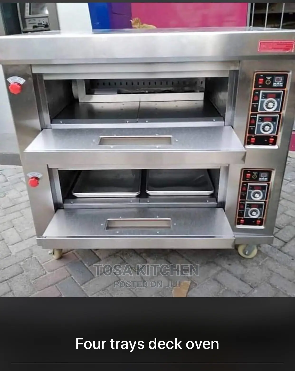 Gas Oven 4 Trays and 2 Deck