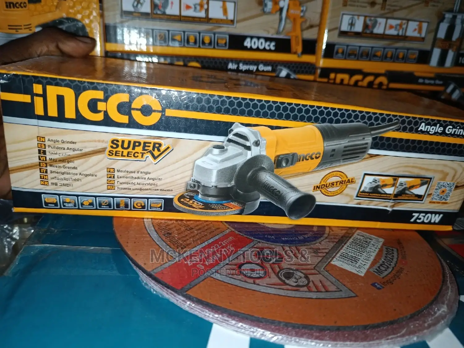 Ingco Angle Grinder 750w 4-1/2"