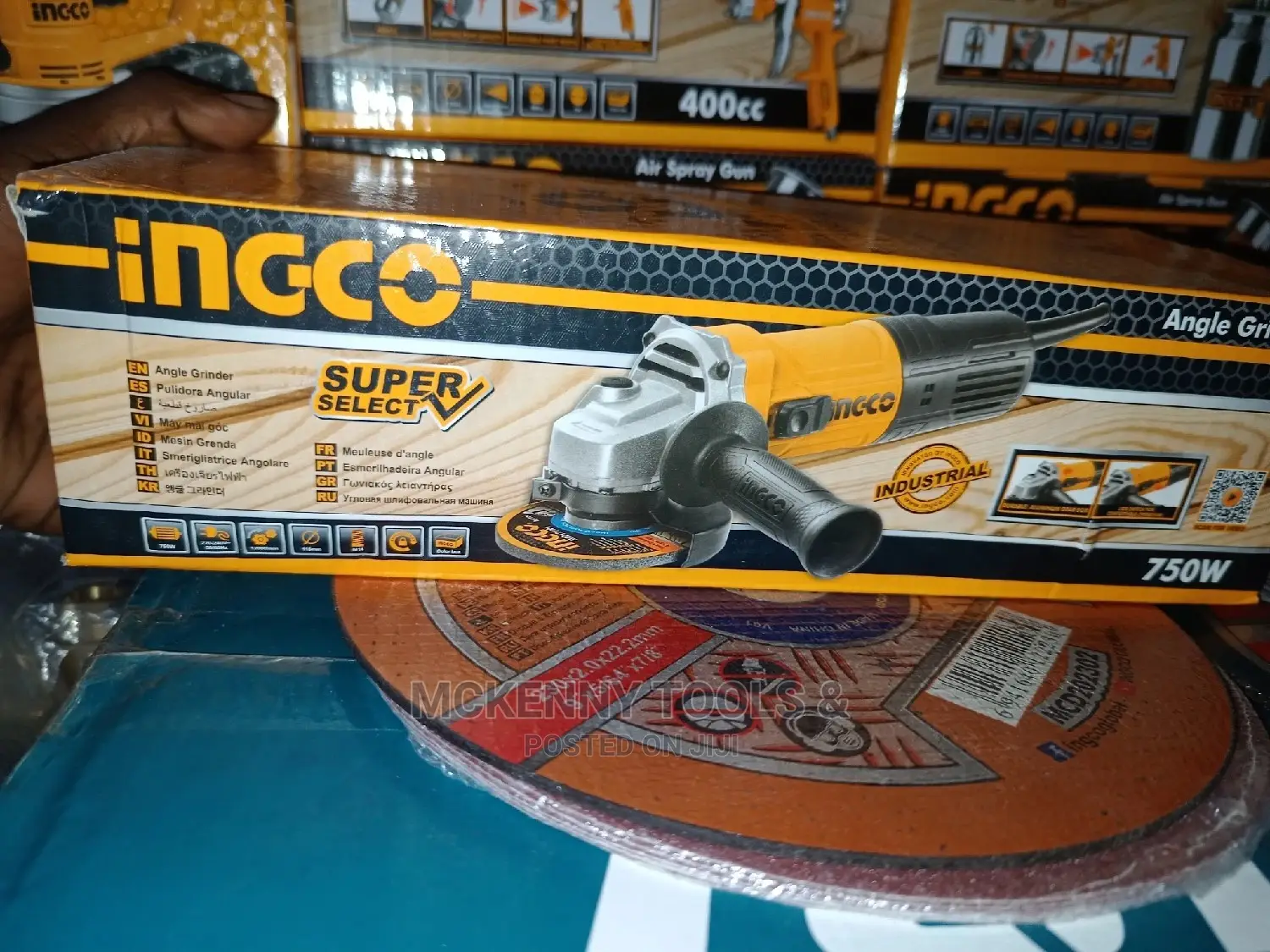 Ingco Angle Grinder 750w 4-1/2"