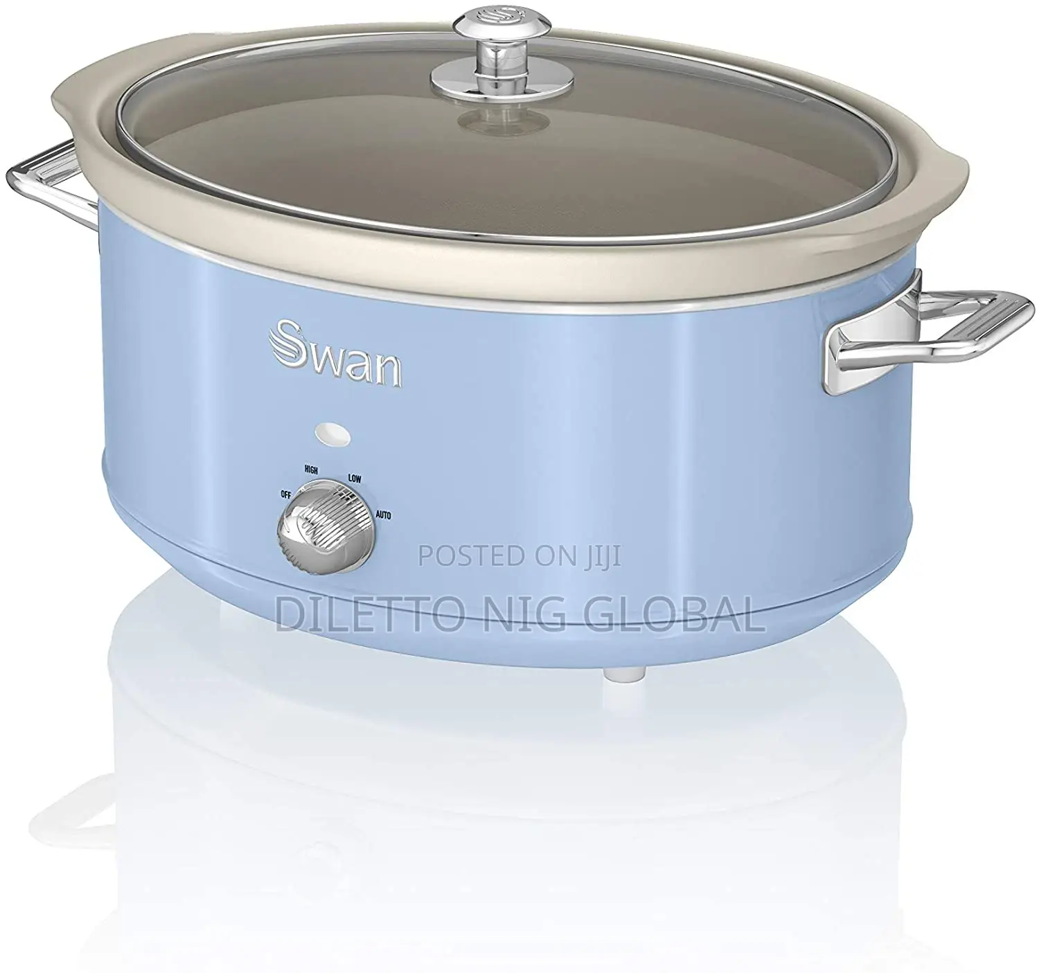 Swan Retro Blue 6.5 Litre Slow Cooker