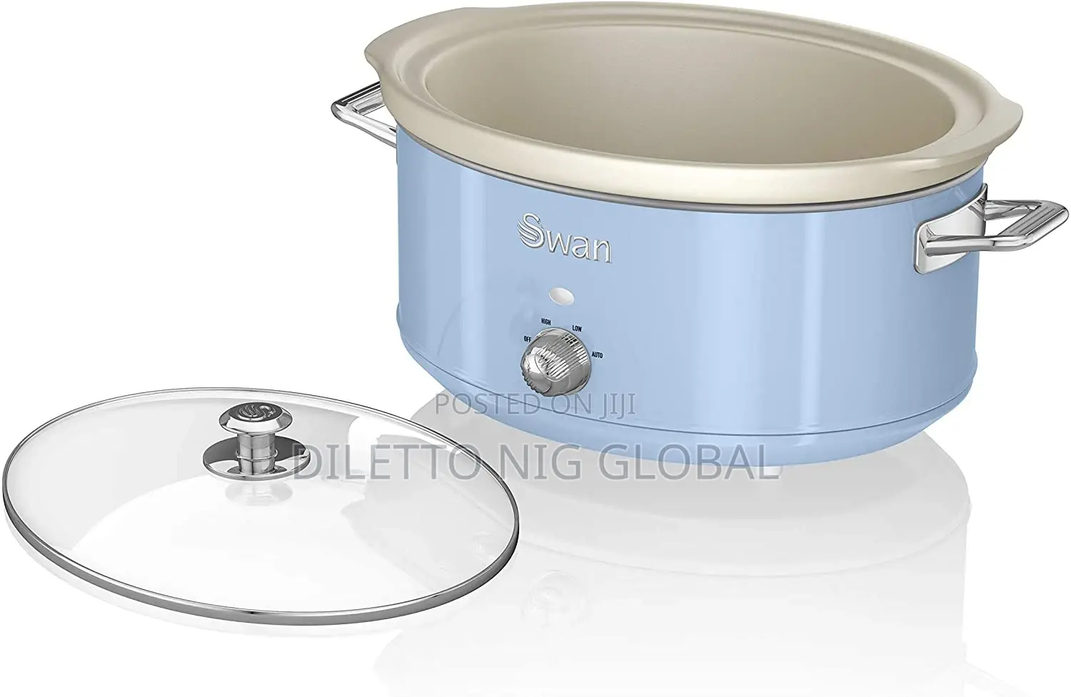 Swan Retro Blue 6.5 Litre Slow Cooker