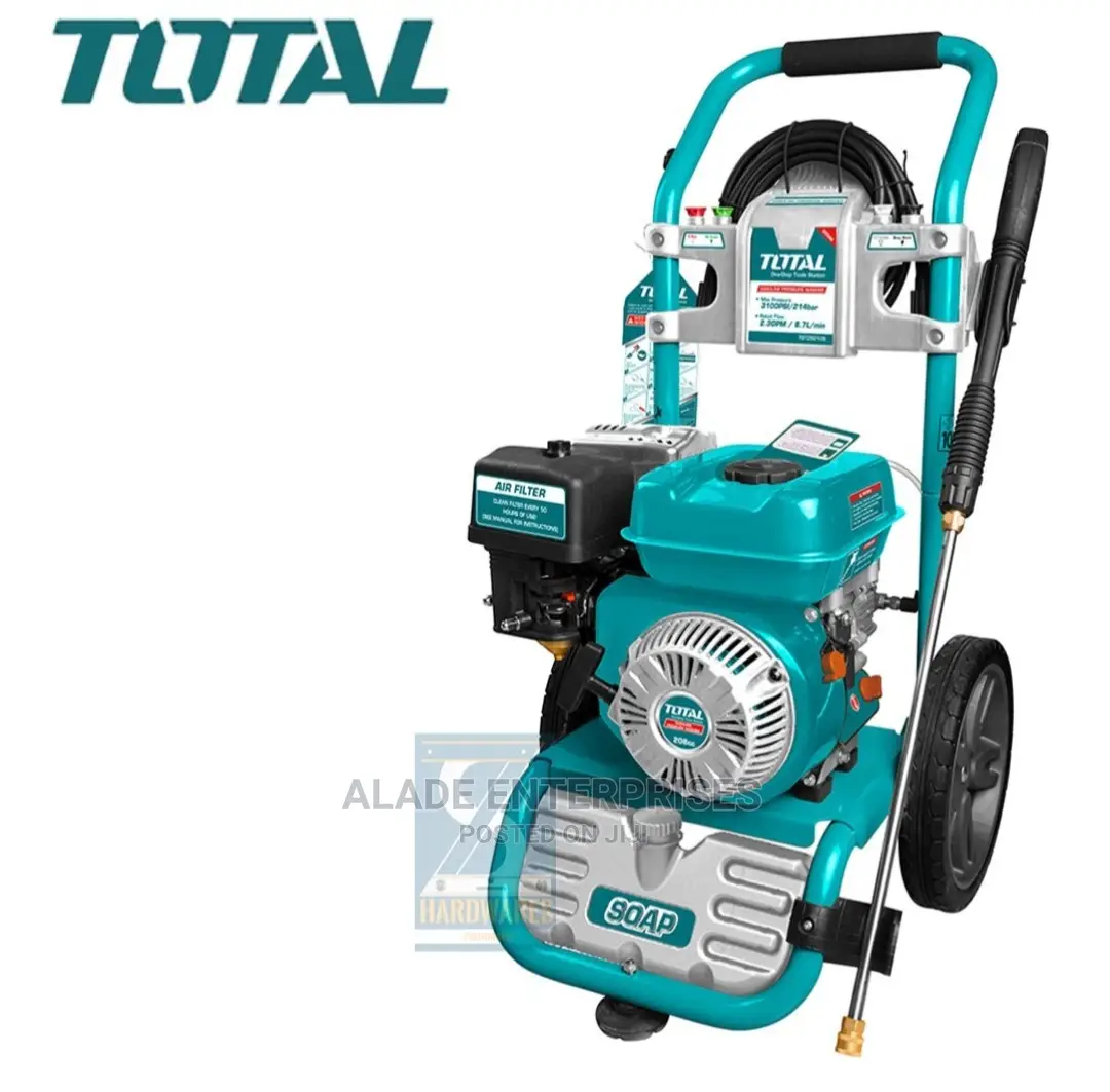 Total Gasoline High Pressure Washer - 208cc - 6.Hp