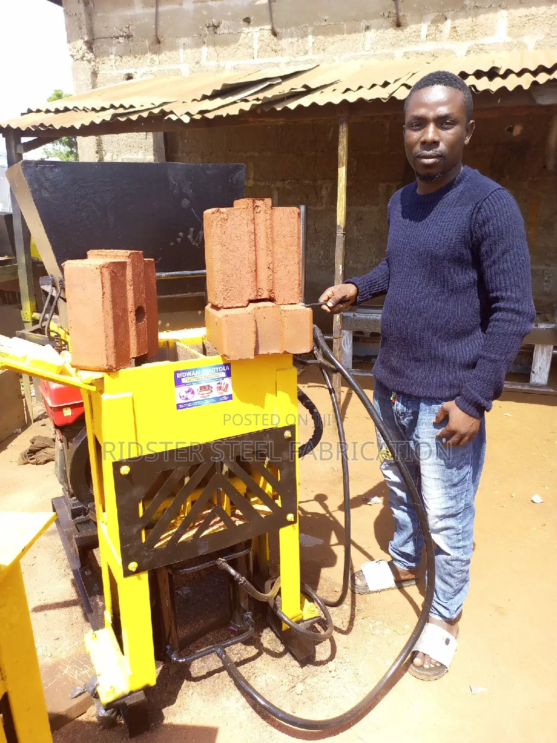 Hydraulic Bricks Machine Manual and Electric
