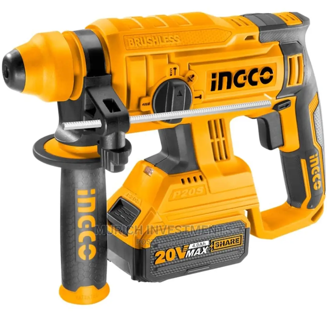 Ingco Cordless Rotary Hammer 20v 1.5j B/L (Crhli2201)
