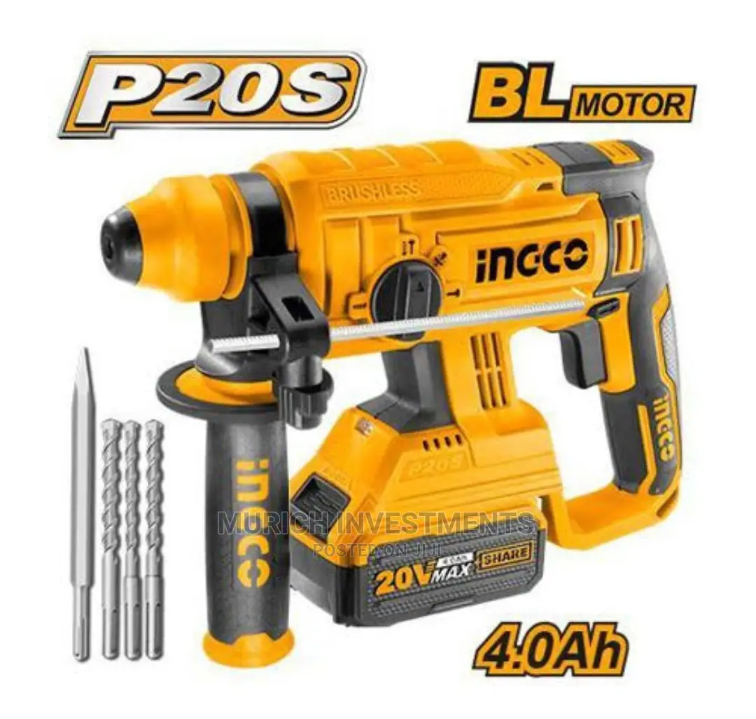 Ingco Cordless Rotary Hammer 20v 1.5j B/L (Crhli2201)