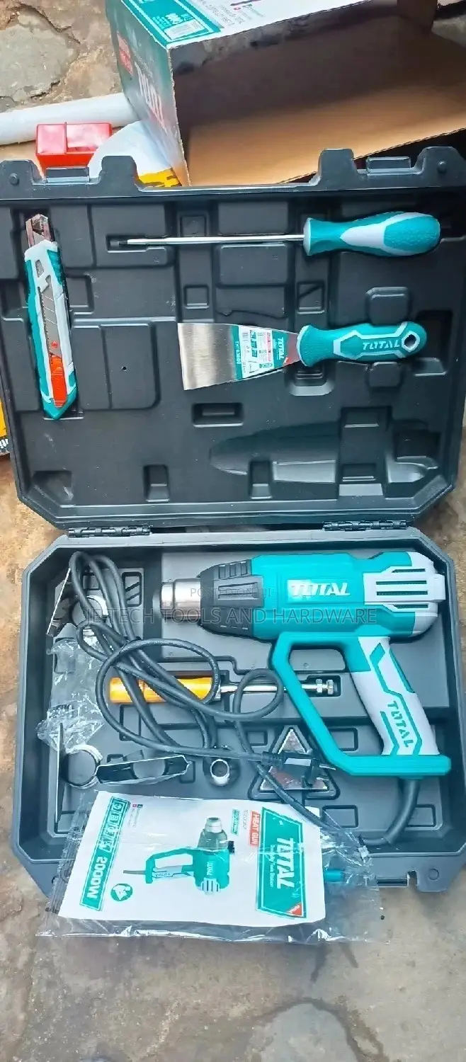 Total Heat Gun With Temperature LCD Display - 2000W