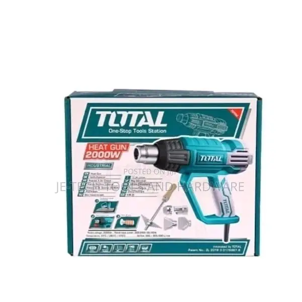 Total Heat Gun With Temperature LCD Display - 2000W