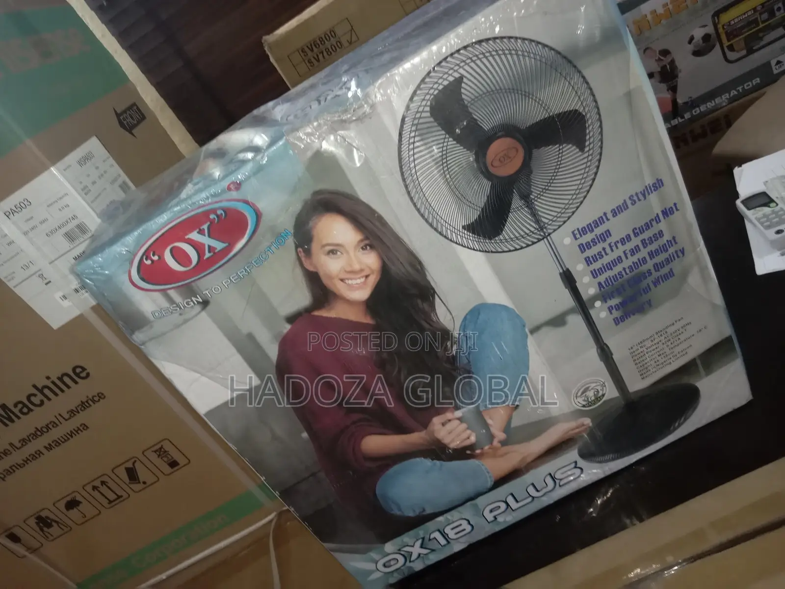 18'' Inch Non Rechargeable Standing Fan OX