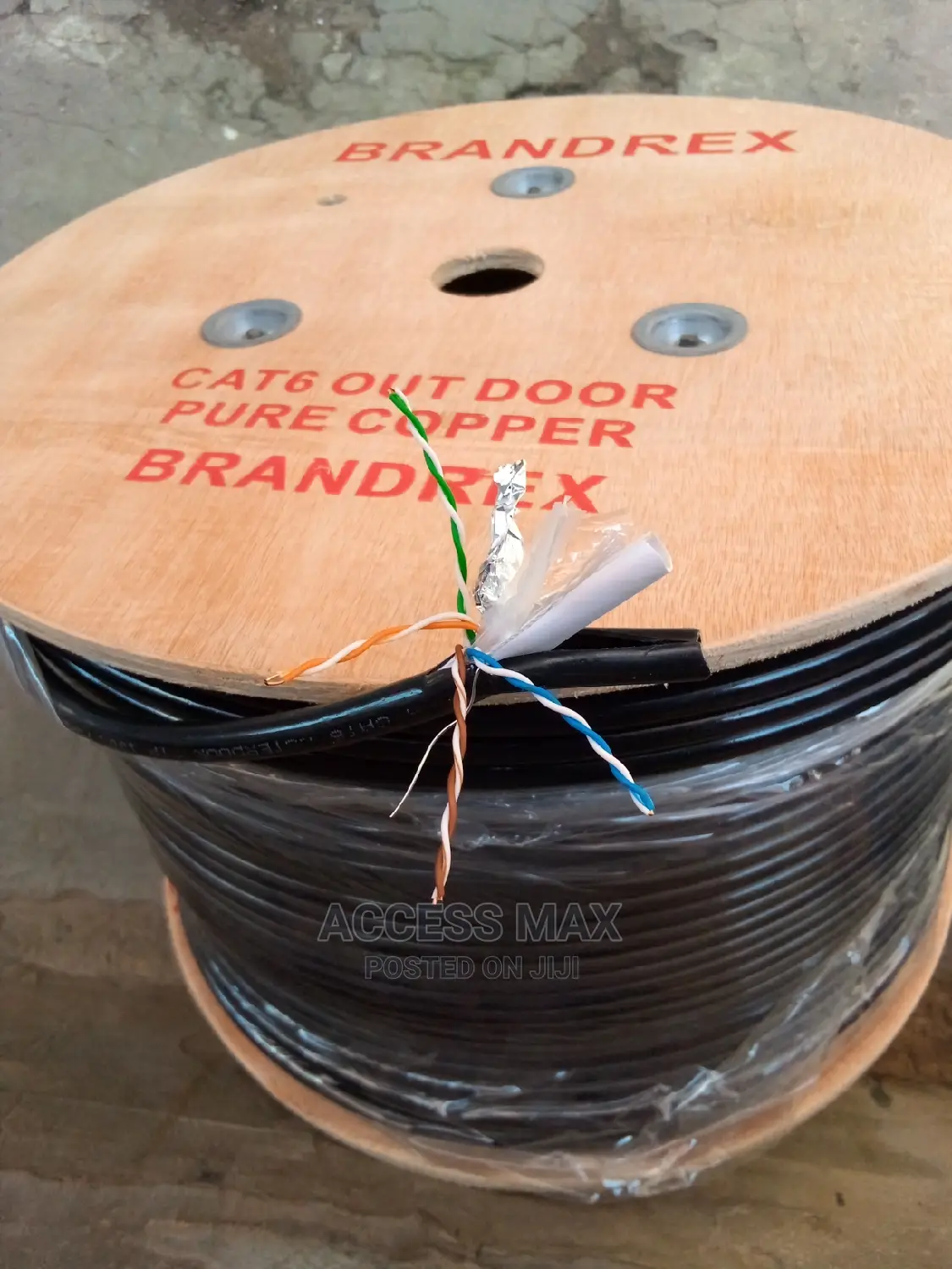 Cat6 Cable For Networking And Ip Cameras Pure Copper By 305m