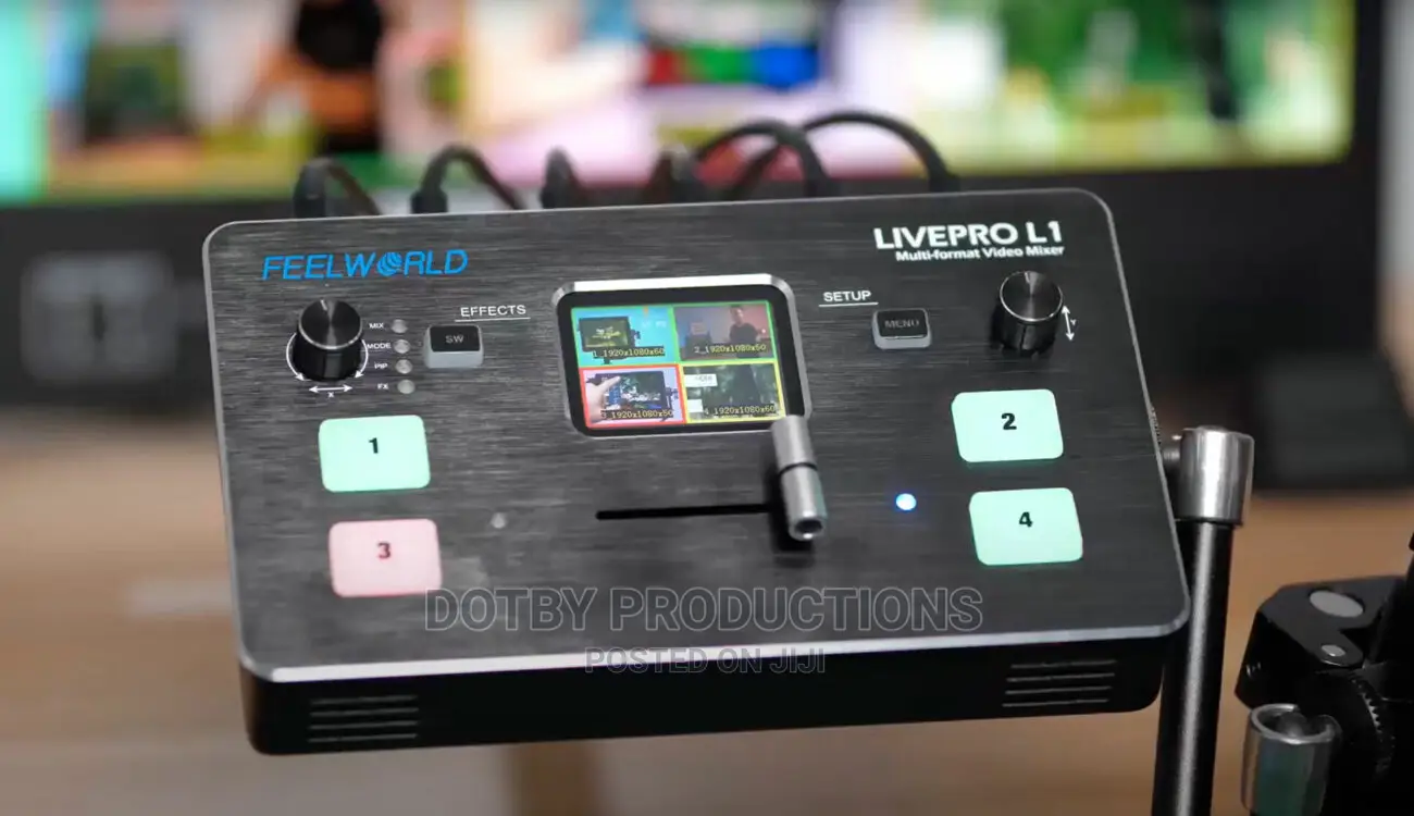 Feelworld Livepro L1 Video Mixer 4X for Live Streaming