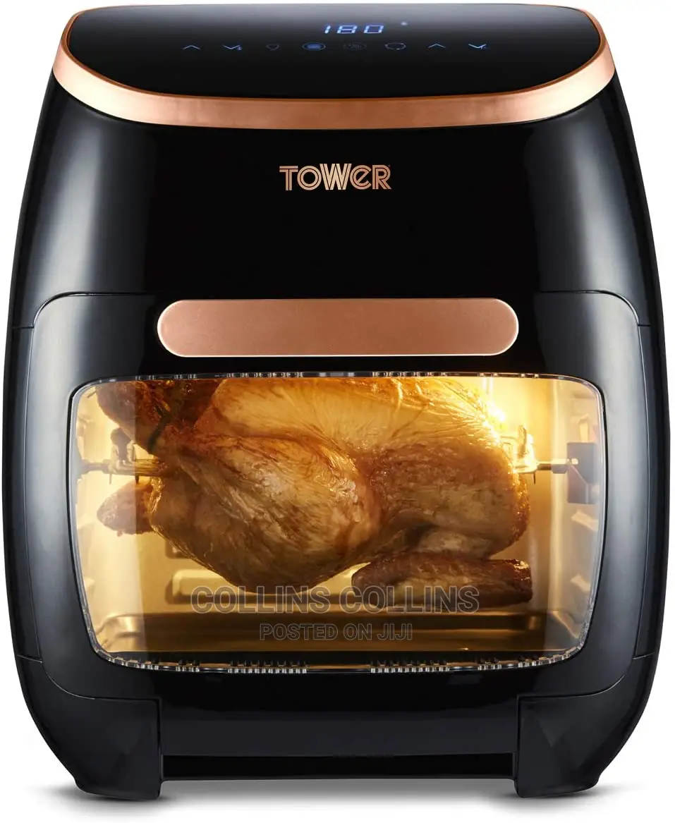 Tower Vortx 5-in-1 Black and Rose Gold Digital Air Fryer