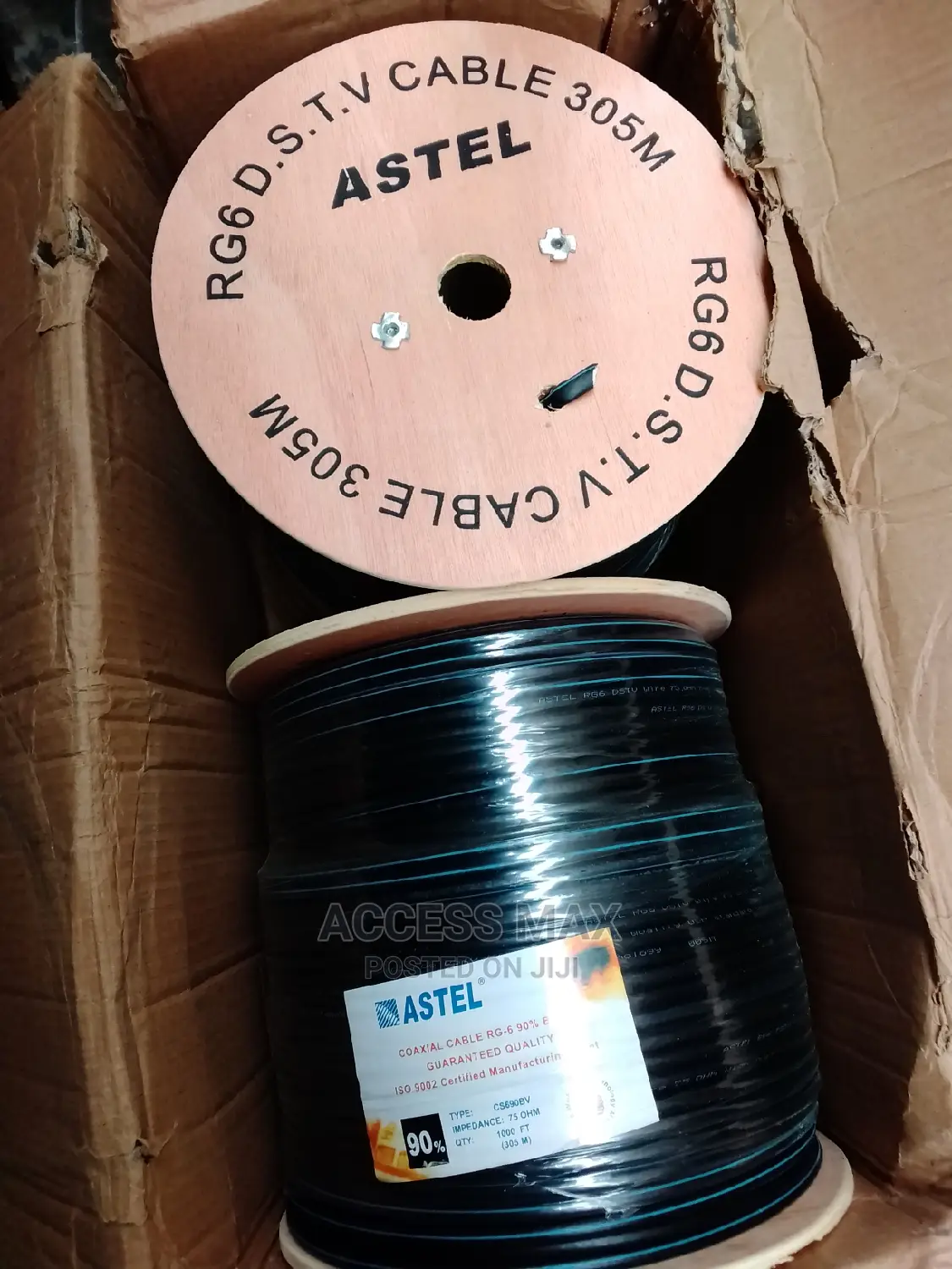 Astel) Antenna Wire . Dstv Cable . Tv Wire By 305 Meters