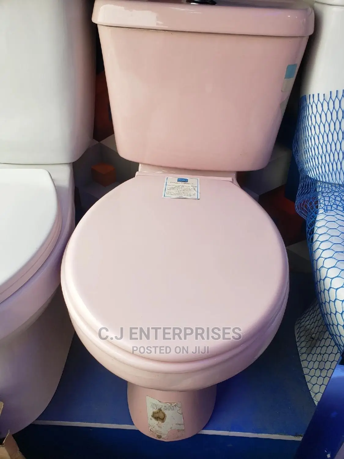 Pink Color Wc Set