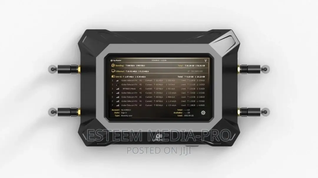 Liprouter Multiple Sim Cards Fast Bonding Router 4g/5g With