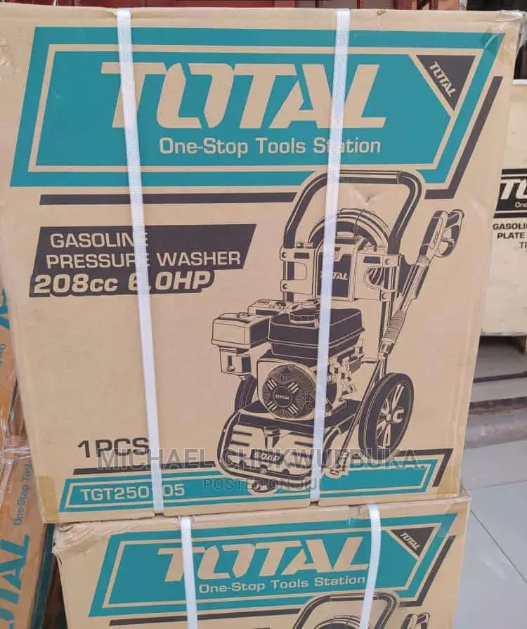 Total Gasoline High Pressure Washer 208cc 214bar