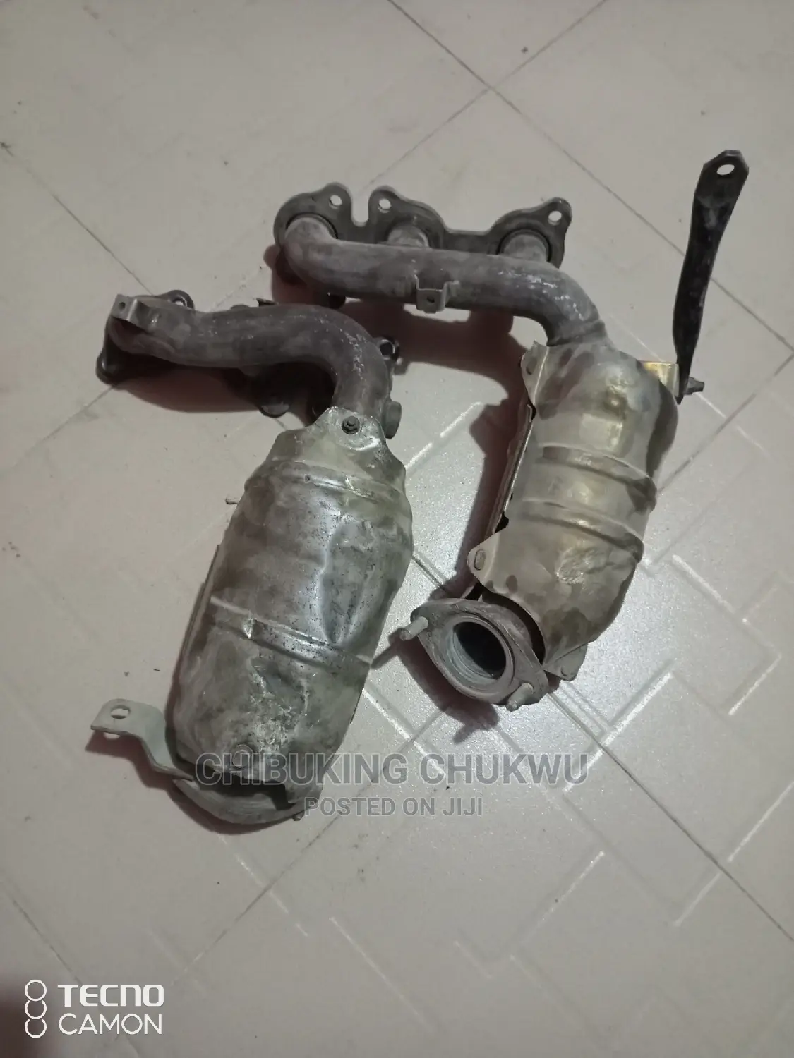 Sienna/Rx-330 Engine Manifold Catalytic Exhaust Pot. (Set).