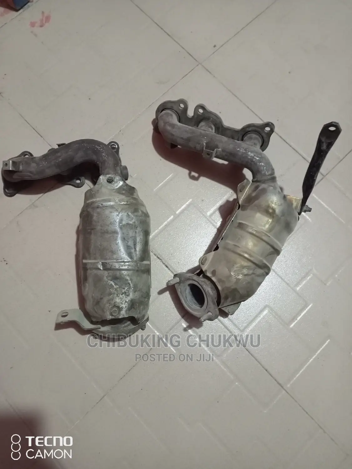 Sienna/Rx-330 Engine Manifold Catalytic Exhaust Pot. (Set).