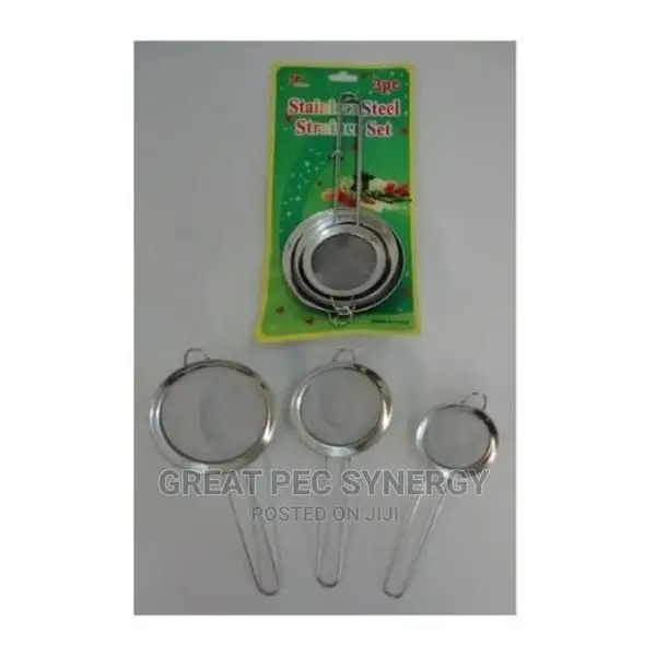Stainless Steel Strainer - 3 Set