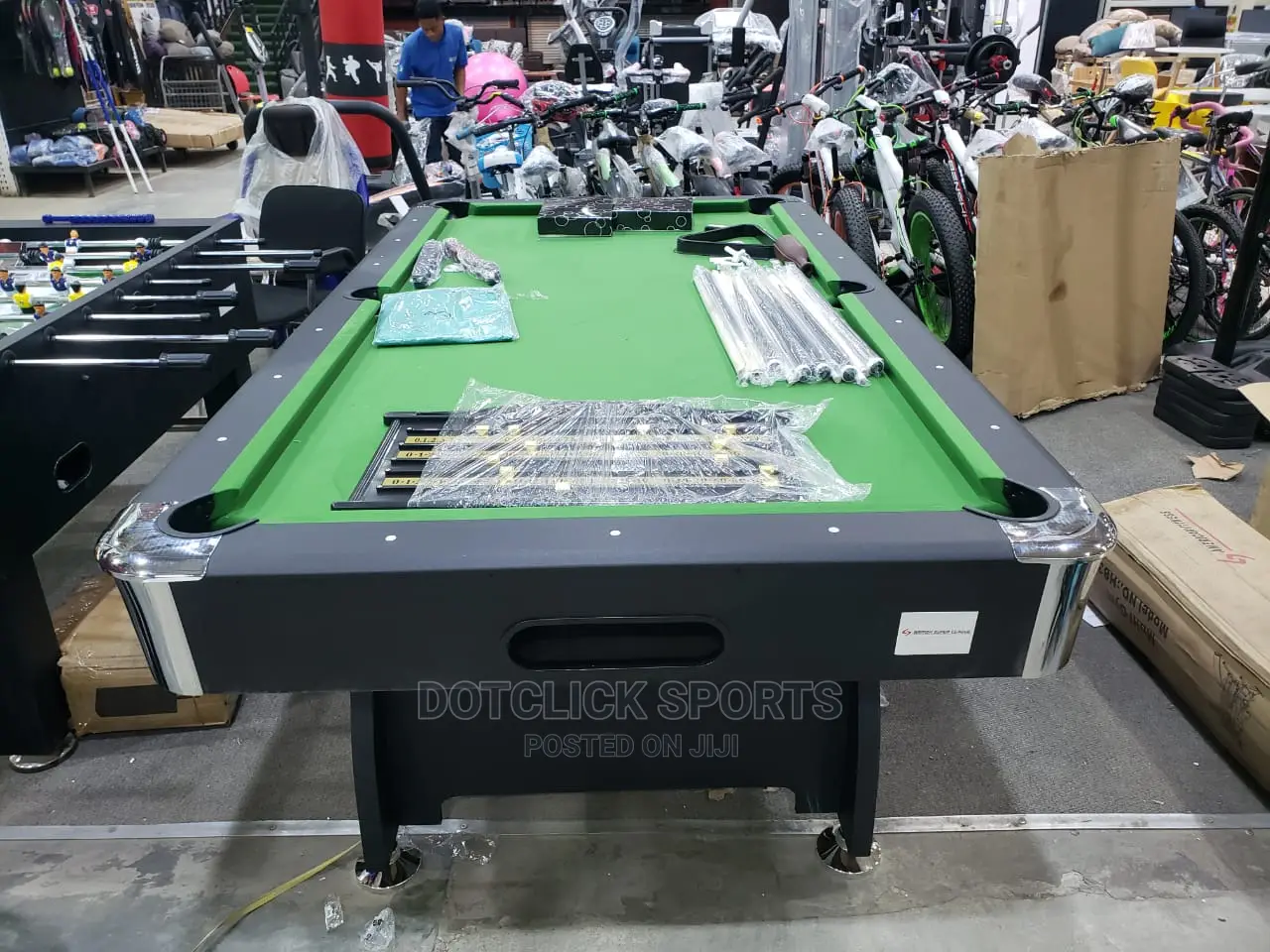 Ameican Fitness 8ft Snooker Table With Full Accessories