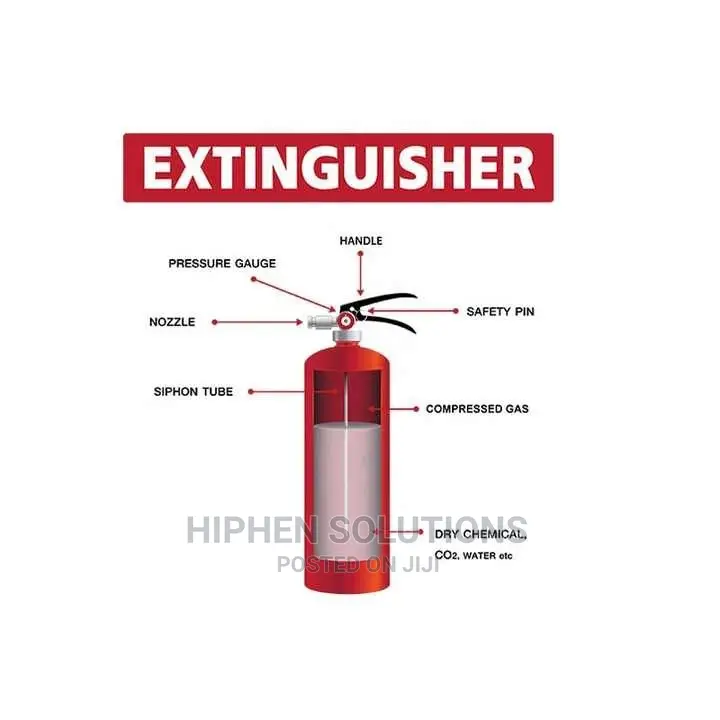 Easy Instructions Emergency 6kg Fire Extinguisher