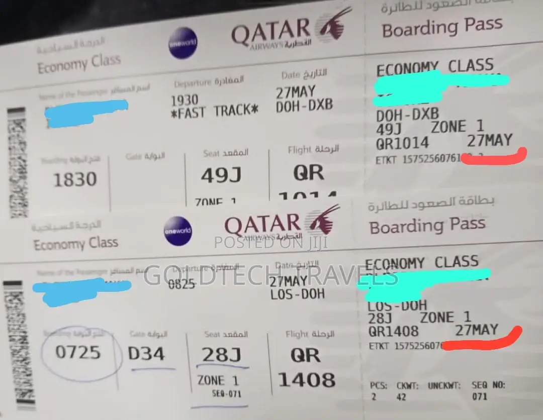 International Flight Ticket Local Flight Ticket Available