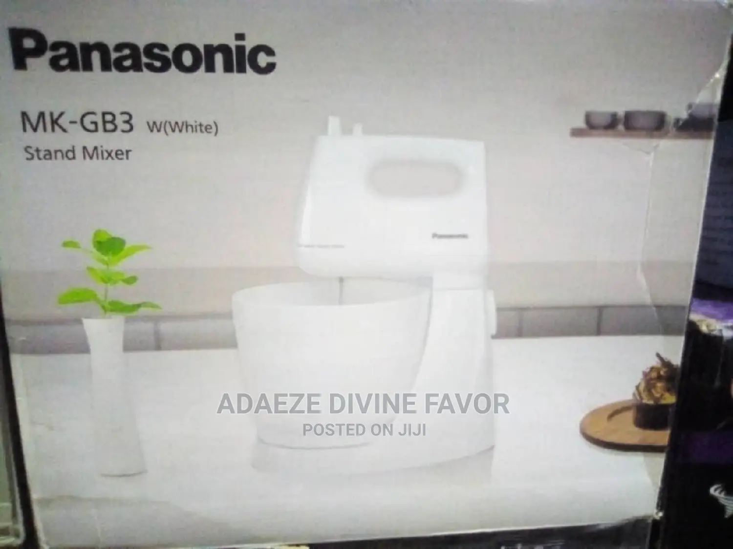 New Panasonic MK-GB3 White Stand Mixer