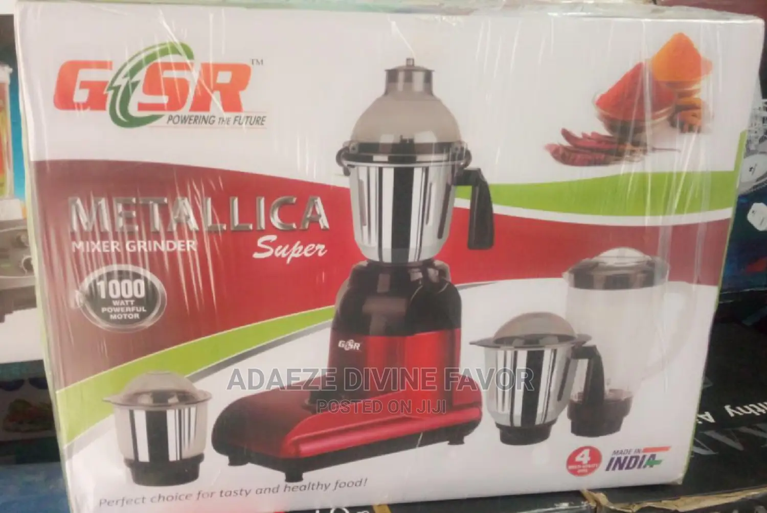 Super Metallica Mixer Grinder